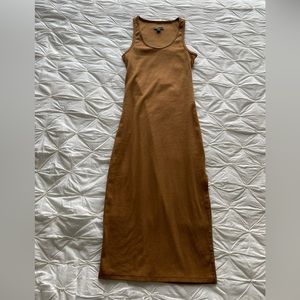 Ribbed bodycon Dress with back cutout detail comfortable lightweight versatile